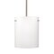 Besa Lighting Tamburo 8 Stem Pendant, Opal Matte, Satin Nickel Finish, 1x11W LED 1TT-400607-LED-SN - alternate 1